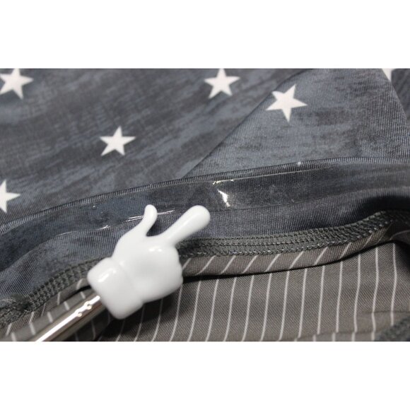 IAB Mfg women's 3 in no-ride patriotic stars athletic gym workout shorts - Picture 7 of 10